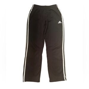 Adidas Kids Black Joggers with White Stripes sz L 14/16
